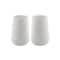 CosmoLiving by Cosmopolitan 7" White Porcelain Contemporary Vase